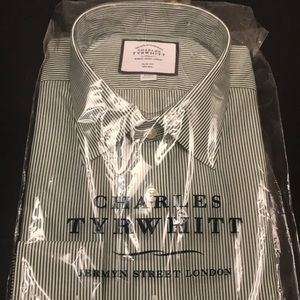 Charles Tyrwhitt teen and white dress shirt